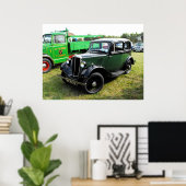 Poster Voiture vintage Morris 8 (Bureau à domicile)