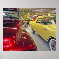 Voitures anciennes dans le Tallahassee Automobile