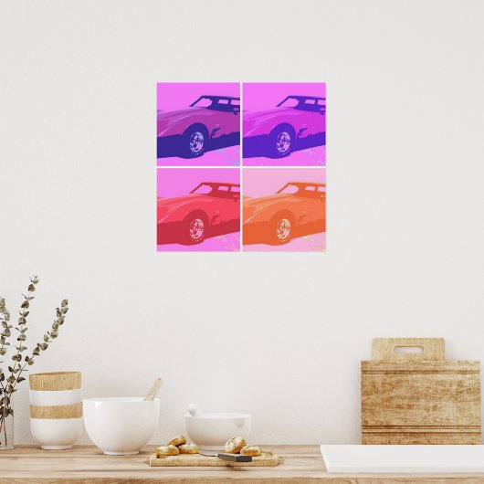 Poster Voitures Classiques 1979 (Cuisine)