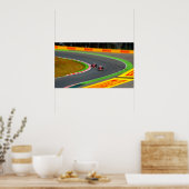 Poster Voitures de course (Cuisine)