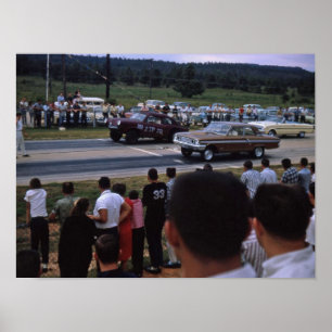 Poster Voitures de course vintages