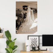 Poster Voitures De Mariage Et D'Antiquité (Bureau à domicile)