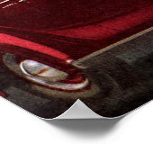 Poster Voitures d'époque, Voyage sur la route des berline (Coin)