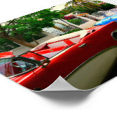 Poster Voitures rétro à Cuba (Coin)