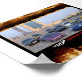 Poster voitures speedys (Coin)