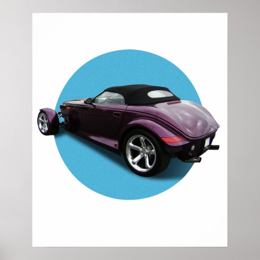 Poster voituresPlymouth Prowler (Devant)