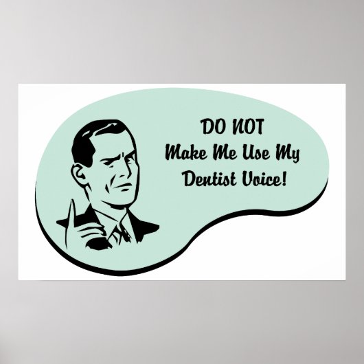 Poster Voix des dentistes (Devant)
