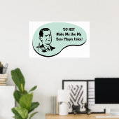 Poster Voix du joueur de basse (Bureau à domicile)