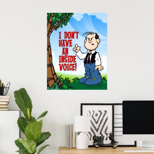 Poster Voix intérieure (Bureau à domicile)