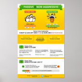 Poster Voix passive et non agressive (Devant)