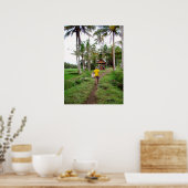 Poster vol (18 x 24 inch) Rijstwerker (Keuken)