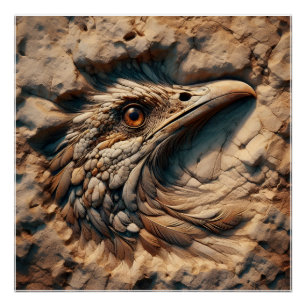 Poster Vol à travers les sables du temps - Art Abstrait