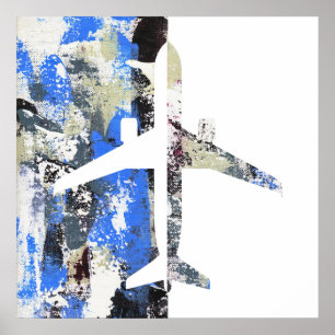 Poster Vol Abstrait par Michael Moffa