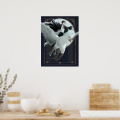 Poster Vol Anime HARRY POTTER™ avec Buckbeak (Cuisine)