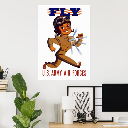 Poster VOL - Armée de l'air (Bureau à domicile)