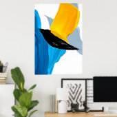 Poster Vol de Abstrait (Bureau à domicile)