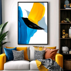 Poster Vol de Abstrait