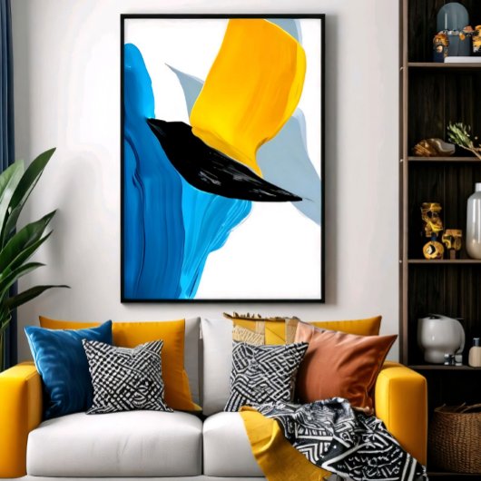 Poster Vol de Abstrait