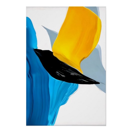 Poster Vol de Abstrait (Devant)