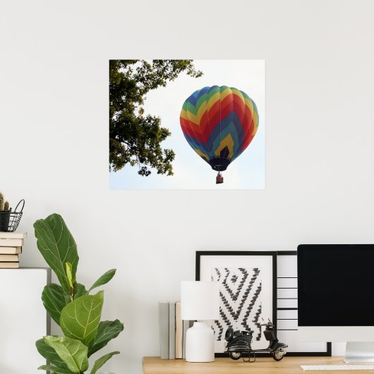 Poster Vol de ballon (Bureau à domicile)