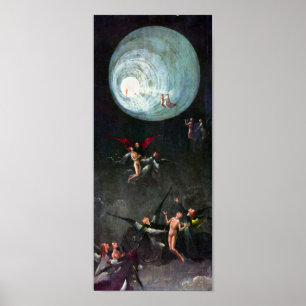 Poster Vol de Hieronymus Bosch-The au ciel