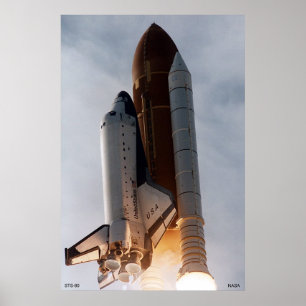 Poster Vol de la navette spatiale - STS-80