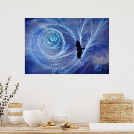 Poster Vol de l'affiche Icarus (Cuisine)