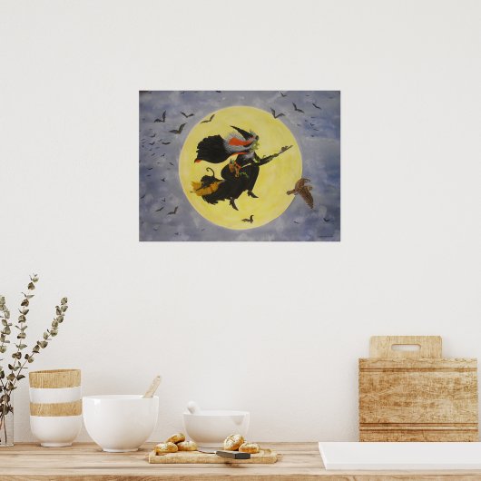 Poster "Vol de nuit !" (Cuisine)