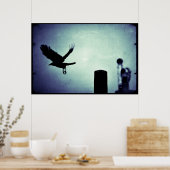Poster Vol de nuit de la pie (Cuisine)