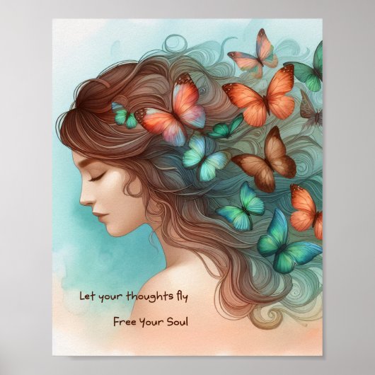 Poster Vol de pensées (Devant)