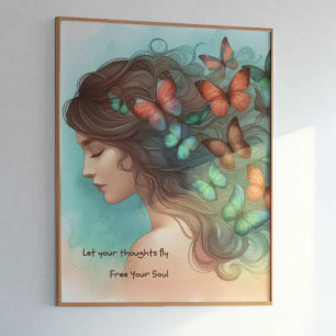 Poster Vol de pensées