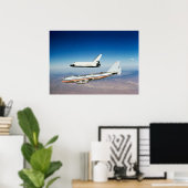 Poster Vol d'essai de navette spatiale pour l'entreprise (Bureau à domicile)