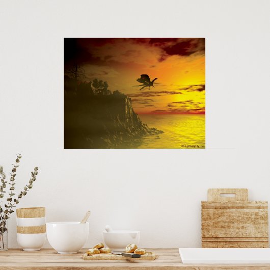 Poster Vol du soir (Cuisine)