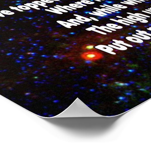 Poster Vol en altitude par John Gillespie Magee, Jr (Coin)