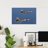 Poster Vol F-22 Raptor (Bureau à domicile)