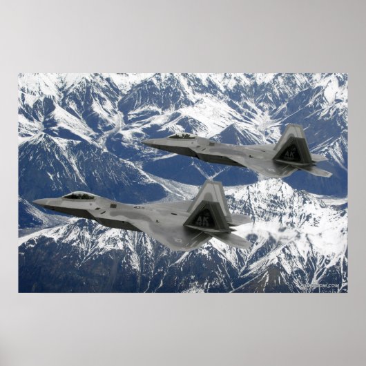 Poster Vol F-22 Raptor (Devant)