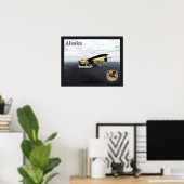 Poster Vol Moose Aviation de Havilland DH3-C Otter (Bureau à domicile)