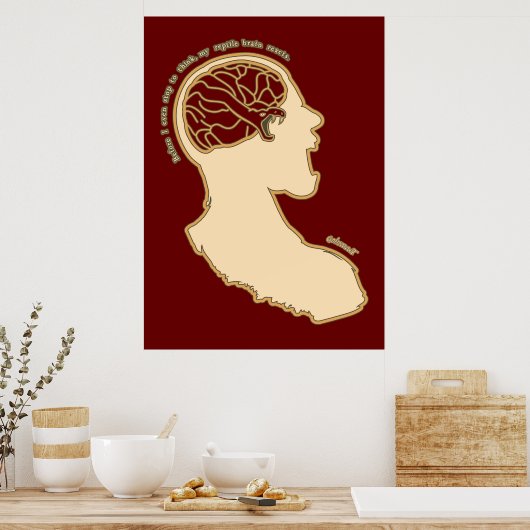 Poster Vol ou vol (Cuisine)