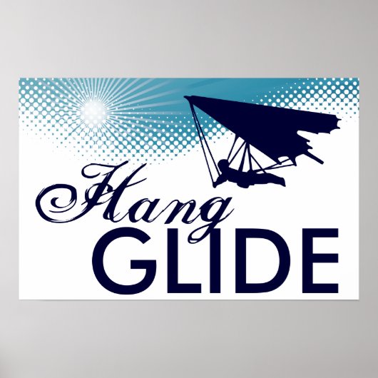 Poster vol plané en hauteur (Devant)