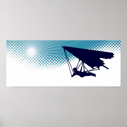 Poster vol plané en hauteur (Devant)