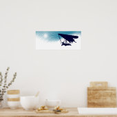 Poster vol plané en hauteur (Cuisine)