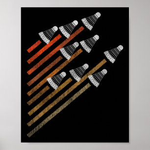 Poster Volant de badminton