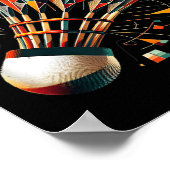 Poster Volant de badminton (Coin)