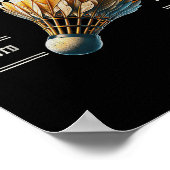 Poster Volant de badminton (Coin)