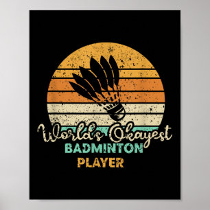Poster Volant de badminton Ball Sports Tennis Serve 