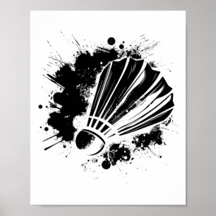 Poster Volant de badminton Racket Sports