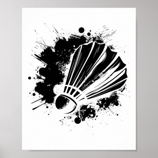 Poster Volant de badminton Racket Sports (Devant)
