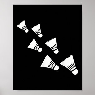 Poster Volants de badminton