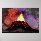 Poster Volcan 9 flou (Devant)