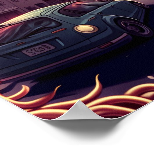 Poster Volcan de Spaghetti (Coin)